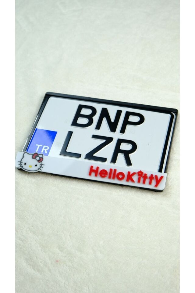 HELLO K. Lazer Kesim Pleksi Motor Plakalık