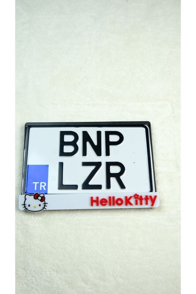 HELLO K. Lazer Kesim Pleksi Motor Plakalık