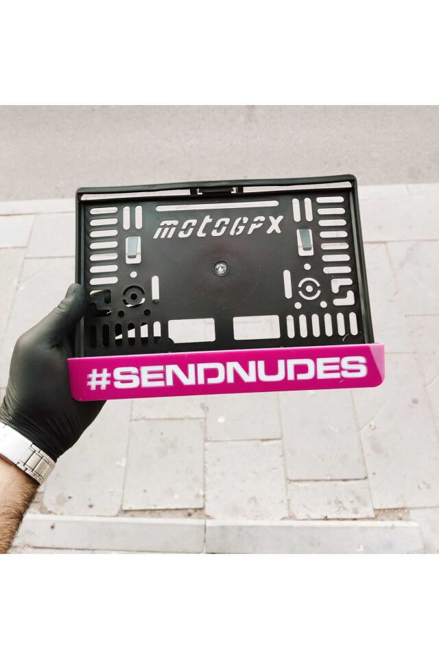 Motorsiklet Plakalık Lazer Kesim Pleksi | Isimli Plakalık | Kişiye Özel Plakalık | Send Nudes