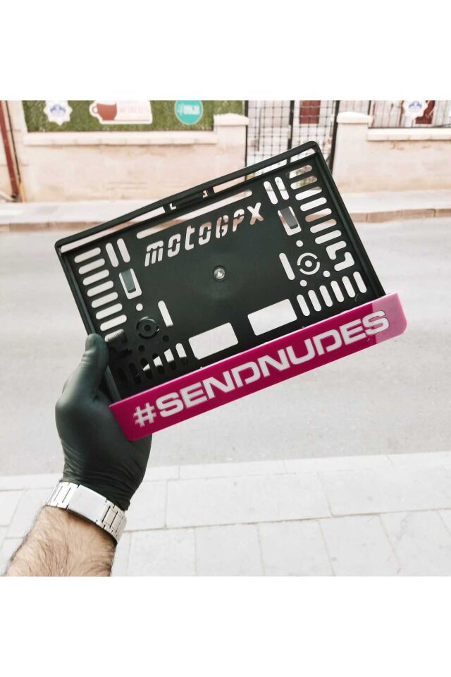 Motorsiklet Plakalık Lazer Kesim Pleksi | Isimli Plakalık | Kişiye Özel Plakalık | Send Nudes