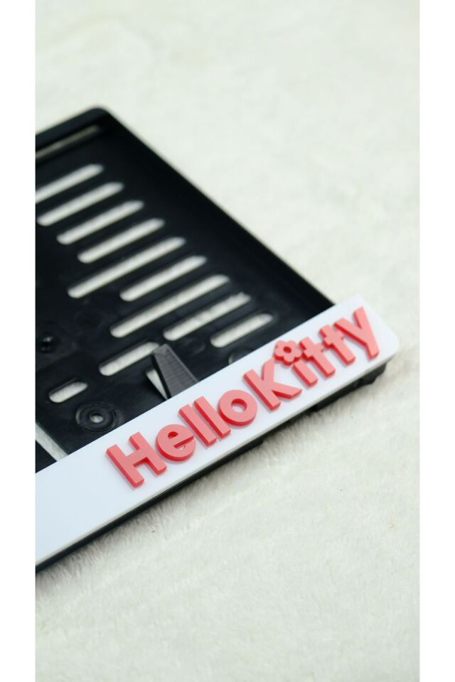 HELLO K. Lazer Kesim Pleksi Motor Plakalık