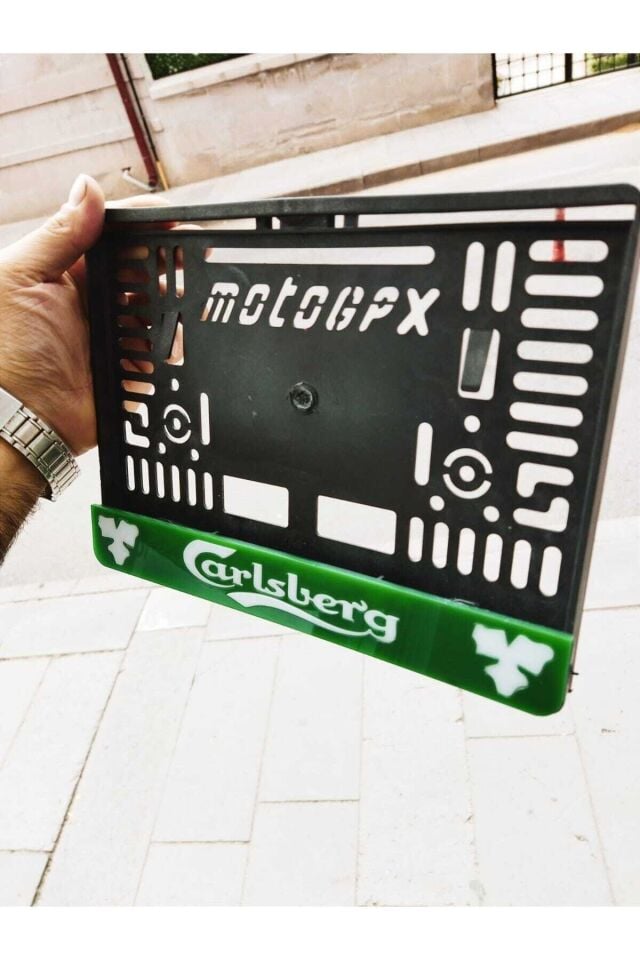 Motor Plakalık Car lsberg Model Takmatik Pleksi Kişiye Özel Lazer Kesim