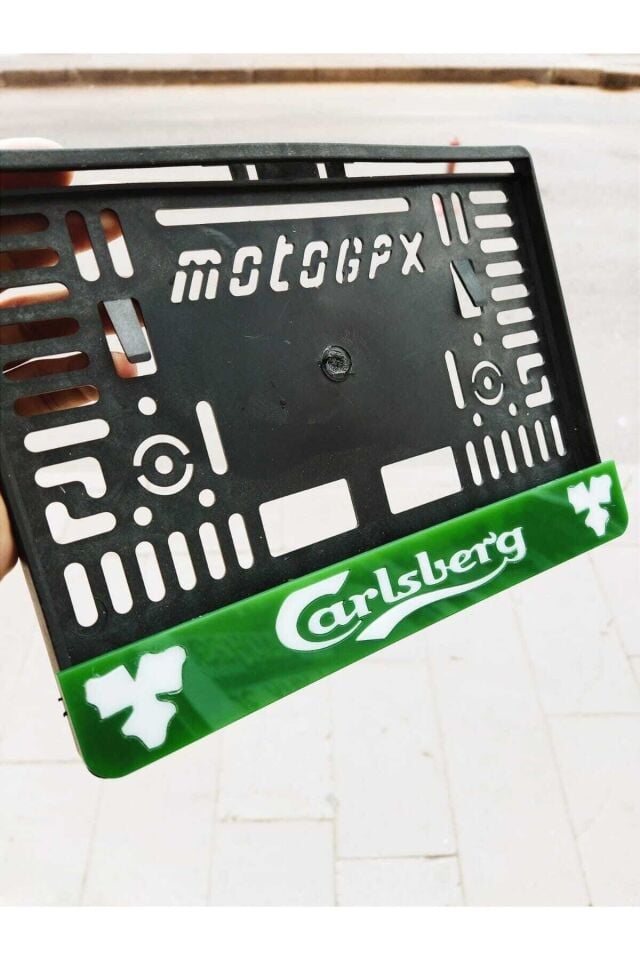 Motor Plakalık Car lsberg Model Takmatik Pleksi Kişiye Özel Lazer Kesim