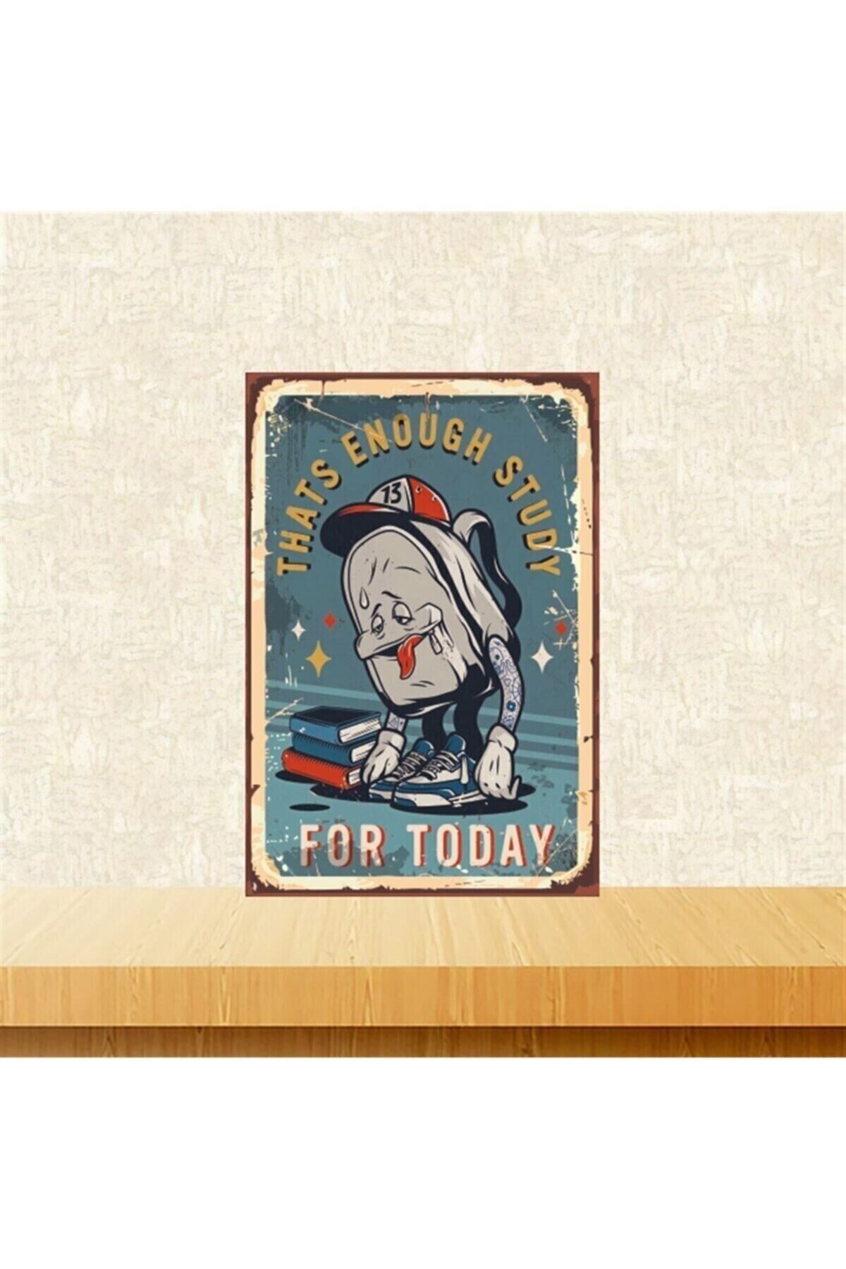 For Today 20-30 Cm Retro Ahşap Tablo Tkfx5317