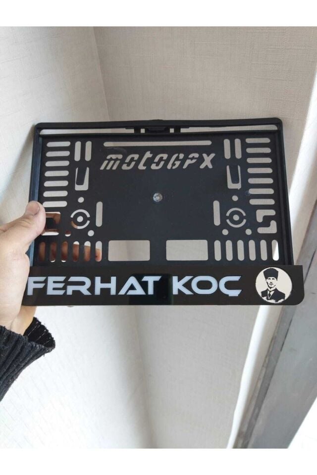 Motor Plakalık Isimli Kişiye Özel Lazer Kesim Takmatik Pleksi ( 1 Adet )