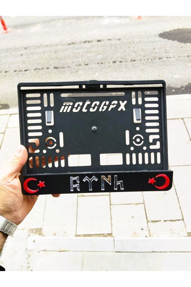 Motor Plakalık Isimli Kişiye Özel Lazer Kesim Takmatik Pleksi ( 1 Adet )