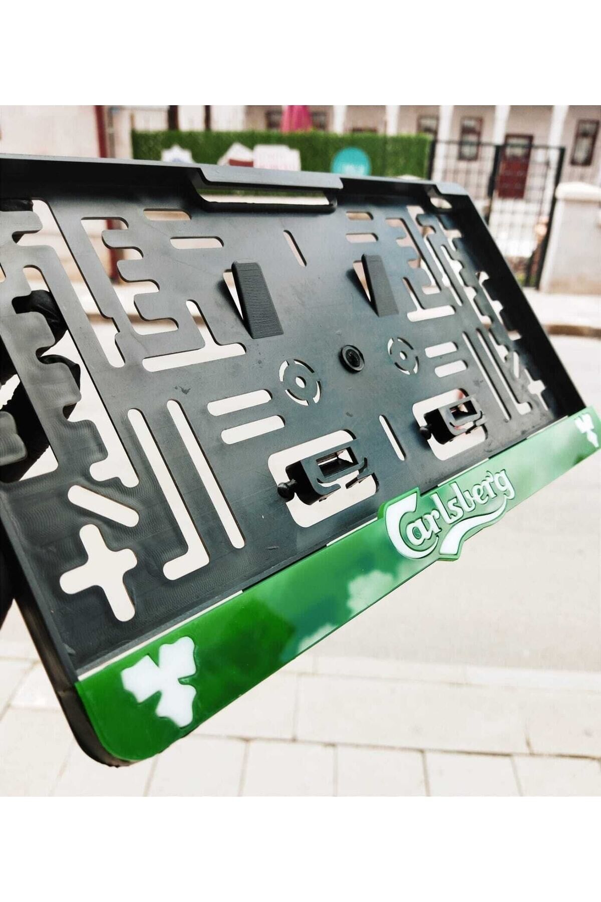 Kare Plakalık Car lsberg Model Takmatik Pleksi Kişiye Özel Lazer Kesim