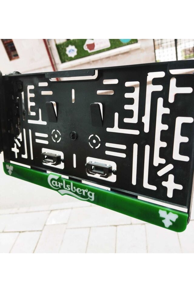 Kare Plakalık Car lsberg Model Takmatik Pleksi Kişiye Özel Lazer Kesim