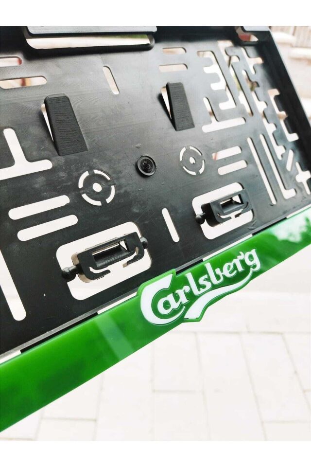 Kare Plakalık Car lsberg Model Takmatik Pleksi Kişiye Özel Lazer Kesim