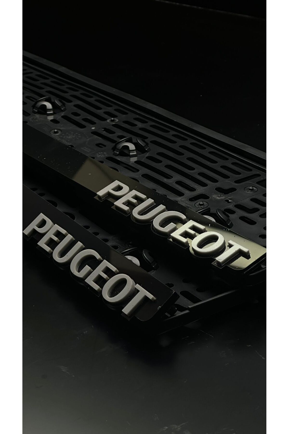 5D Peugeot Uyumlu Lux Pleksi Takmatik Plakalık