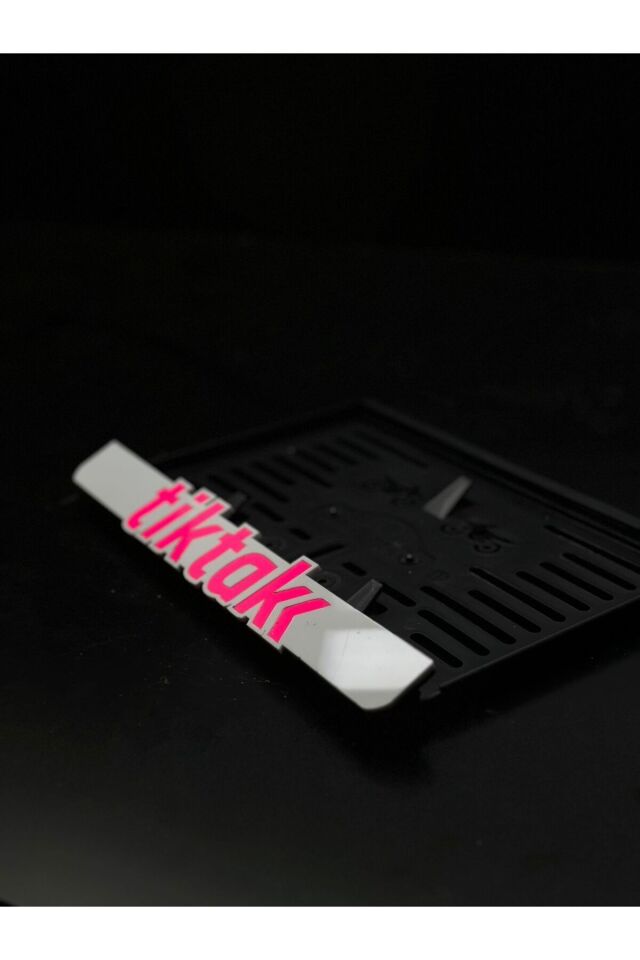 TİKTAK MOTOSİKLET 3 D LÜX PARLAK PLAKALIK