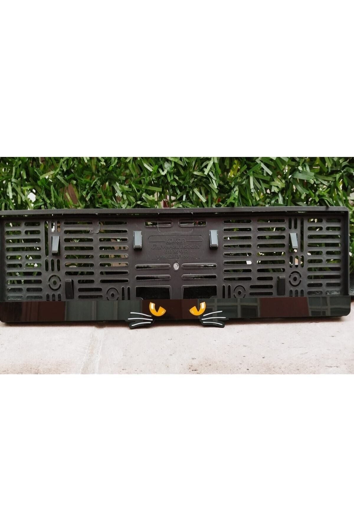 Plakalık Kedi Göz Ve Bıyık Model Takmatik Pleksi Lazer Kesim Piyano Black 2 Adet