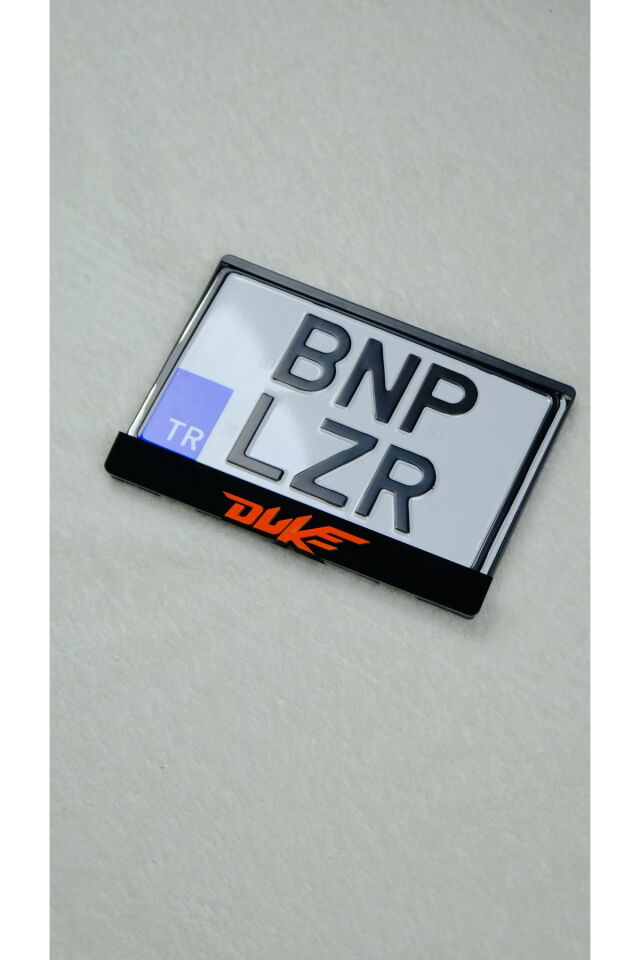 Kişiye Özel Lazer Kesim Plakalık Motosiklet Duke