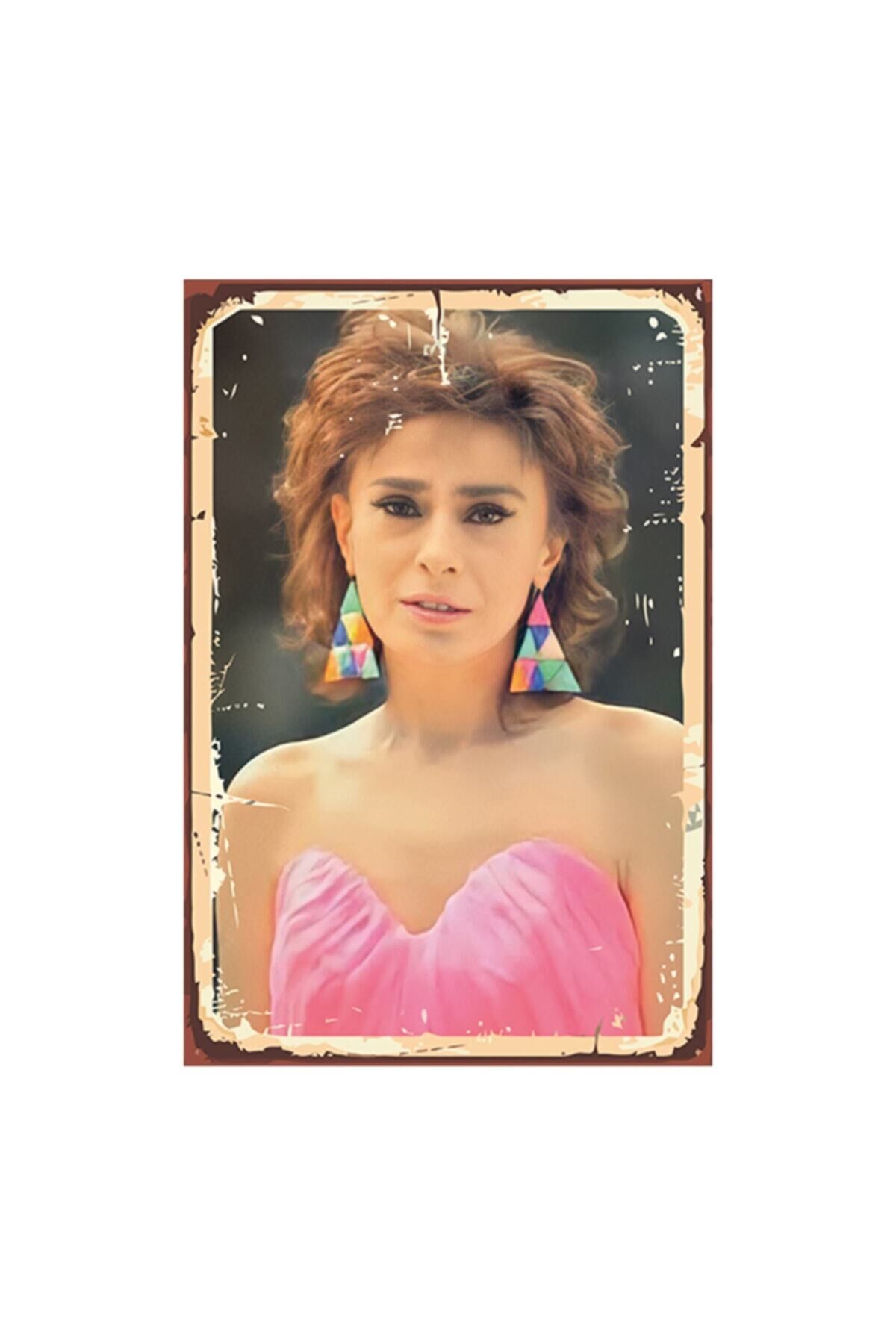 Yıldız Tilbe Tasarımlı 20x30 Ahşap Tablo