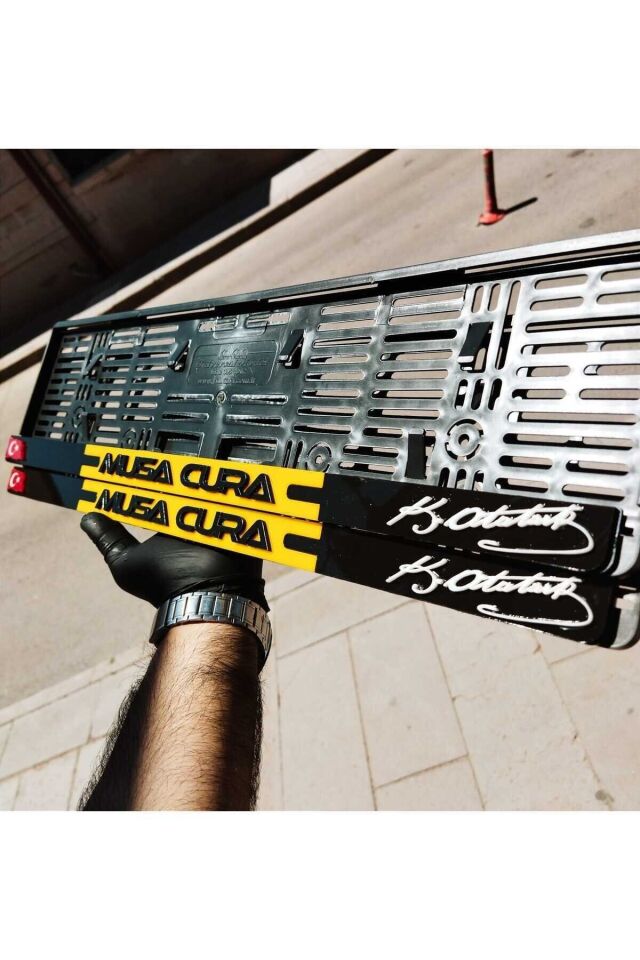 Plakalık Isimli 3d Kabartma Takmatik Pleksi Kişiye Özel (ÇİFT)