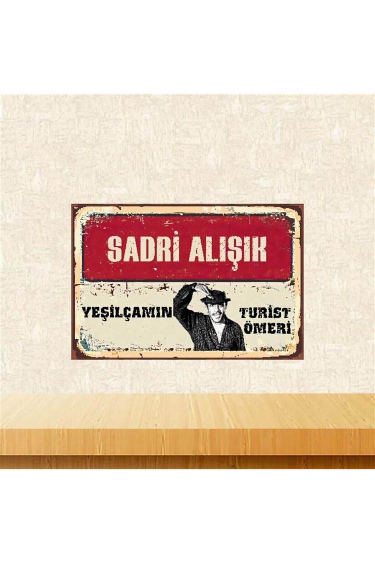 Sadri Alışık Yeşilçamın Turist Ömeri 20-30 cm Retro Ahşap Poster