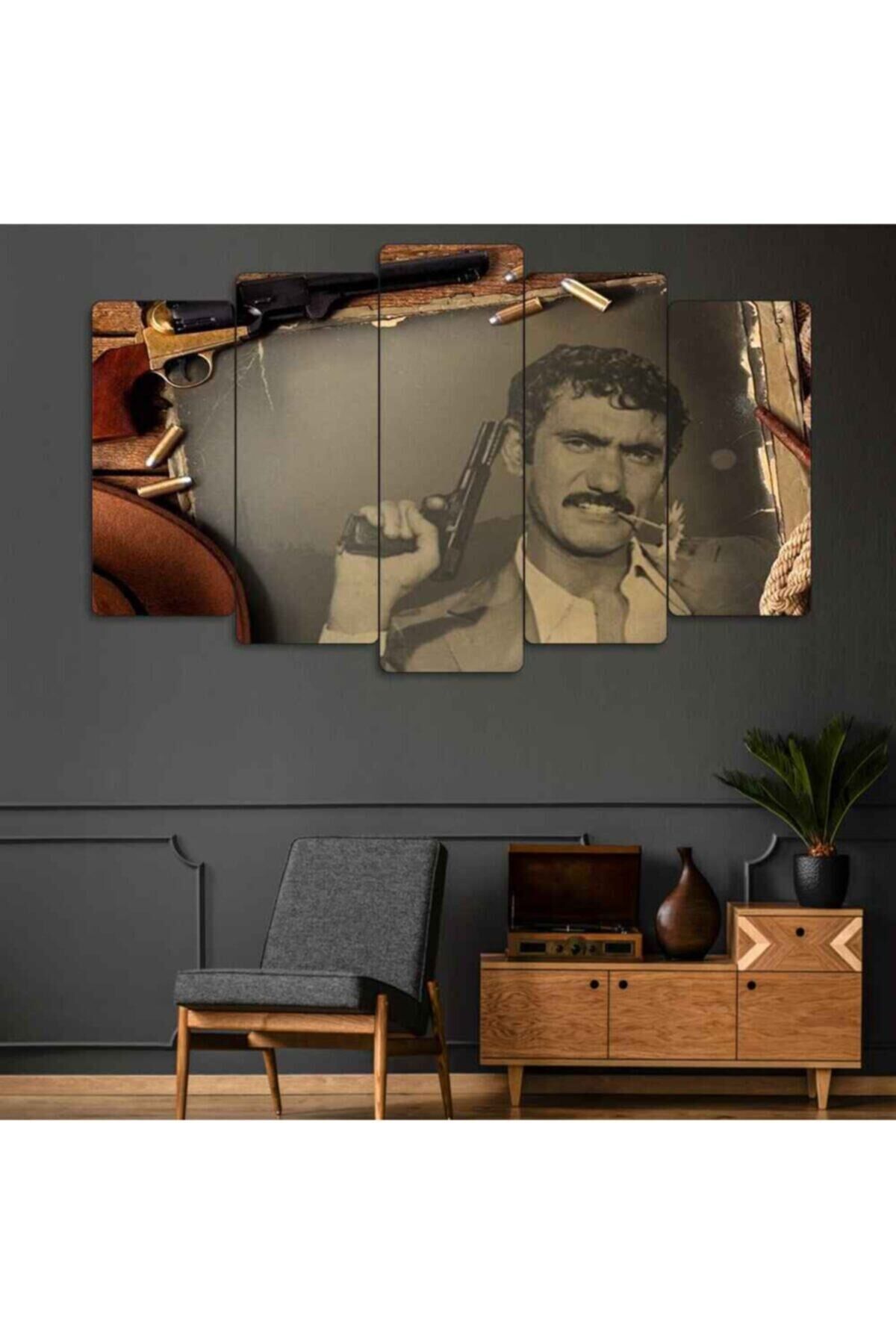 Yılmaz Güney - 5 Parçalı Mdf Tablo