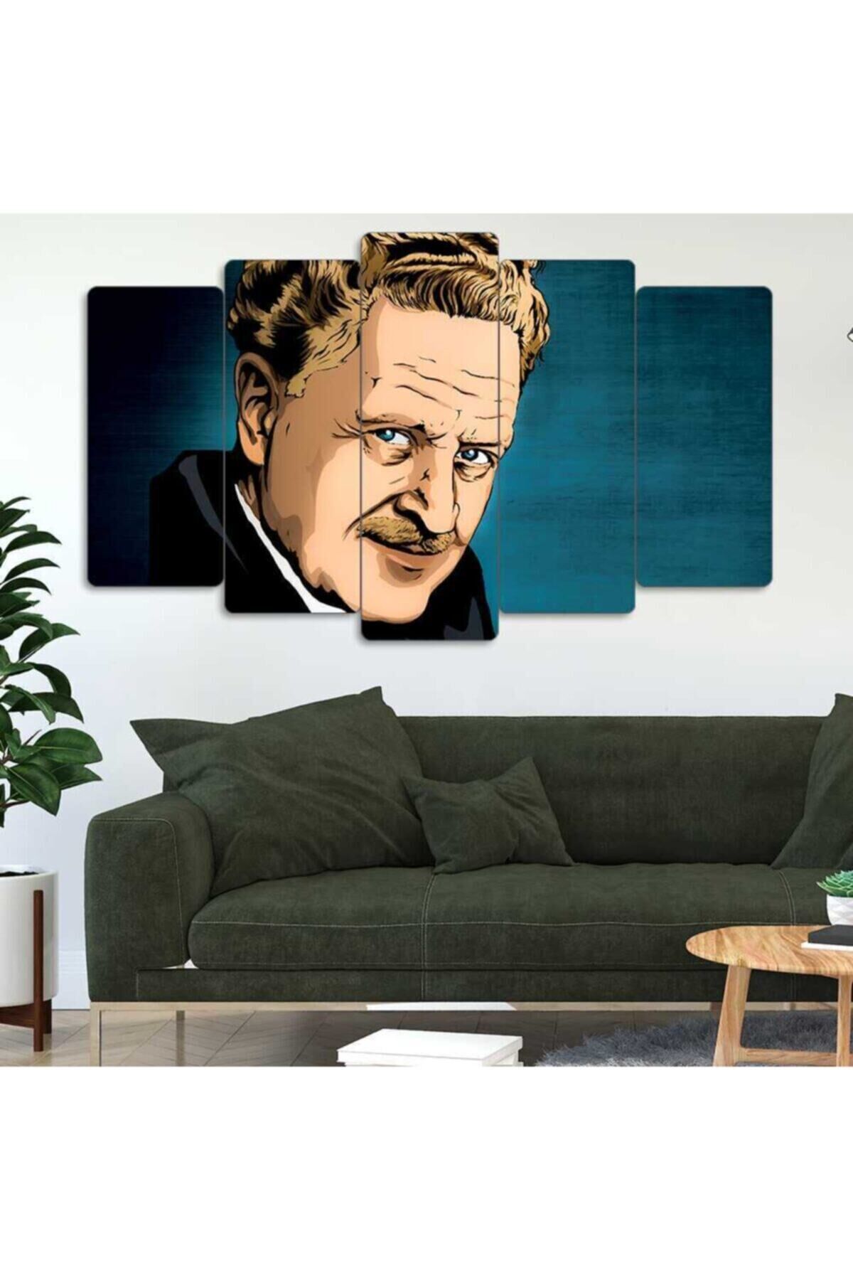 Nazım Hikmet - 5 Parçalı Tablo