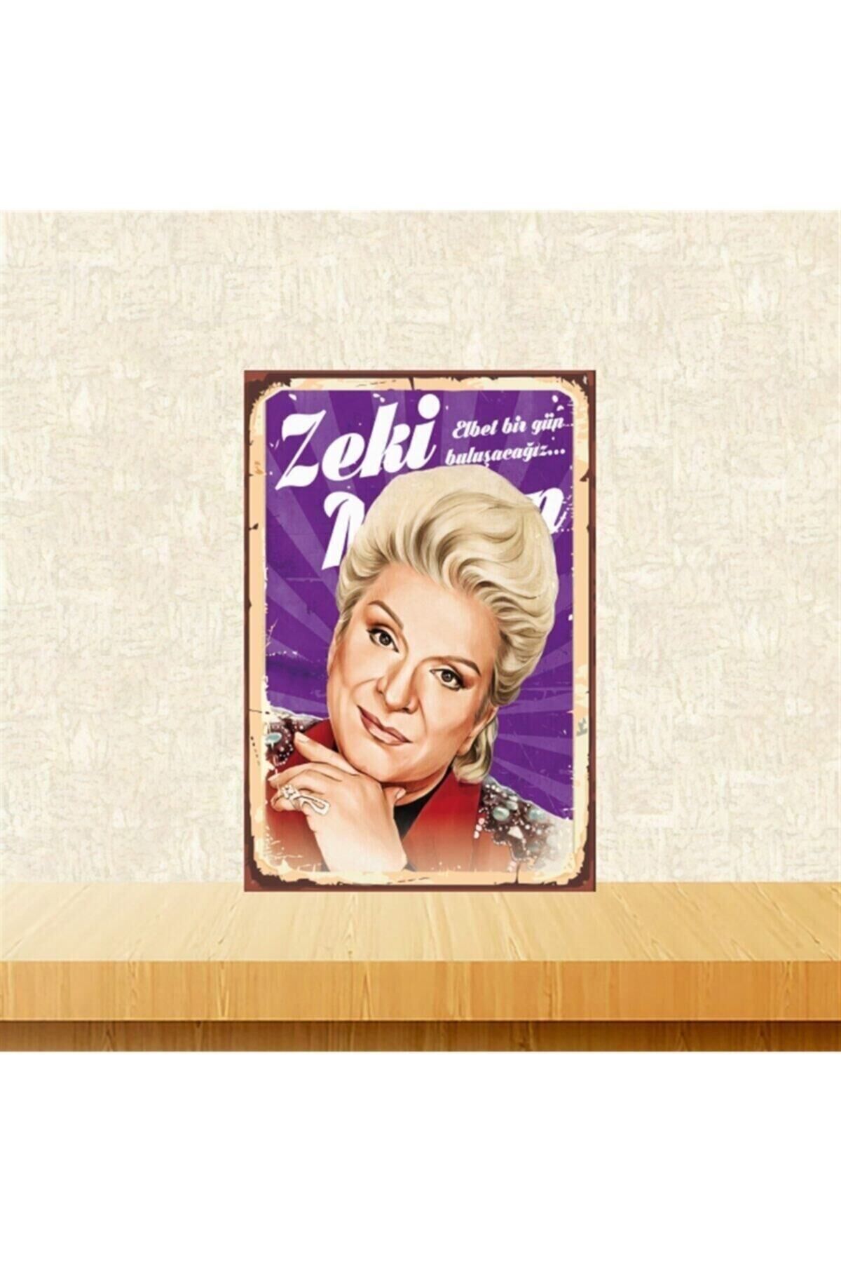 Retro Ahşap Tablo 20 X 30 Cm