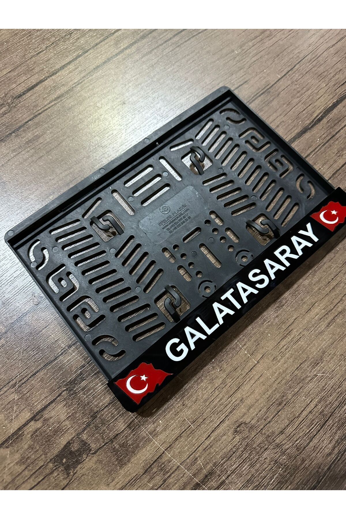 TÜRK BAYRAKLI KİŞİYE ÖZEL PLEKSİ MOTORSİKLET PLAKALIK