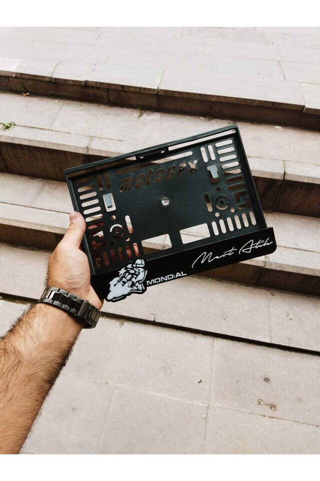 Motorsiklet Plakalık Mondial Lazer Kesim Pleksi plakalık | kişiye özel plakalık Uyumlu