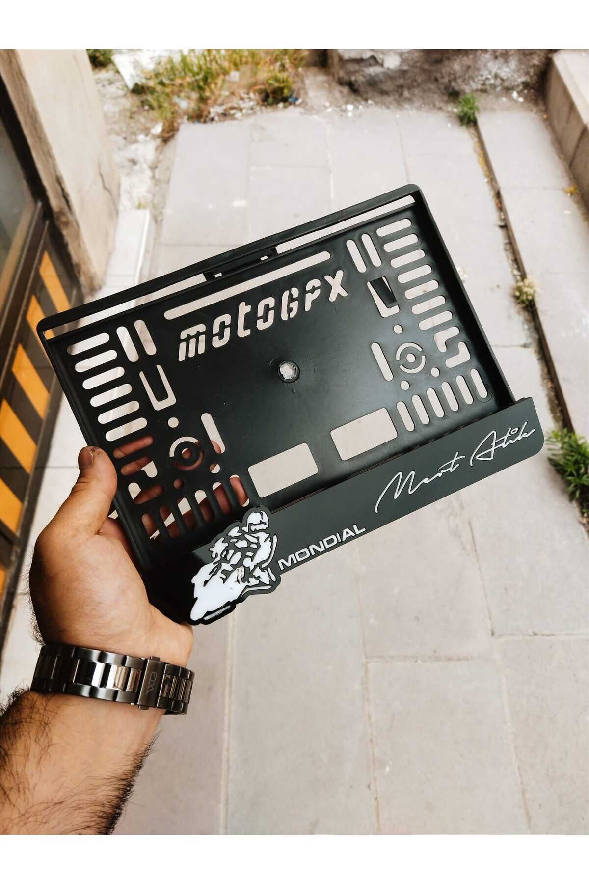 Motorsiklet Plakalık Mondial Lazer Kesim Pleksi plakalık | kişiye özel plakalık Uyumlu