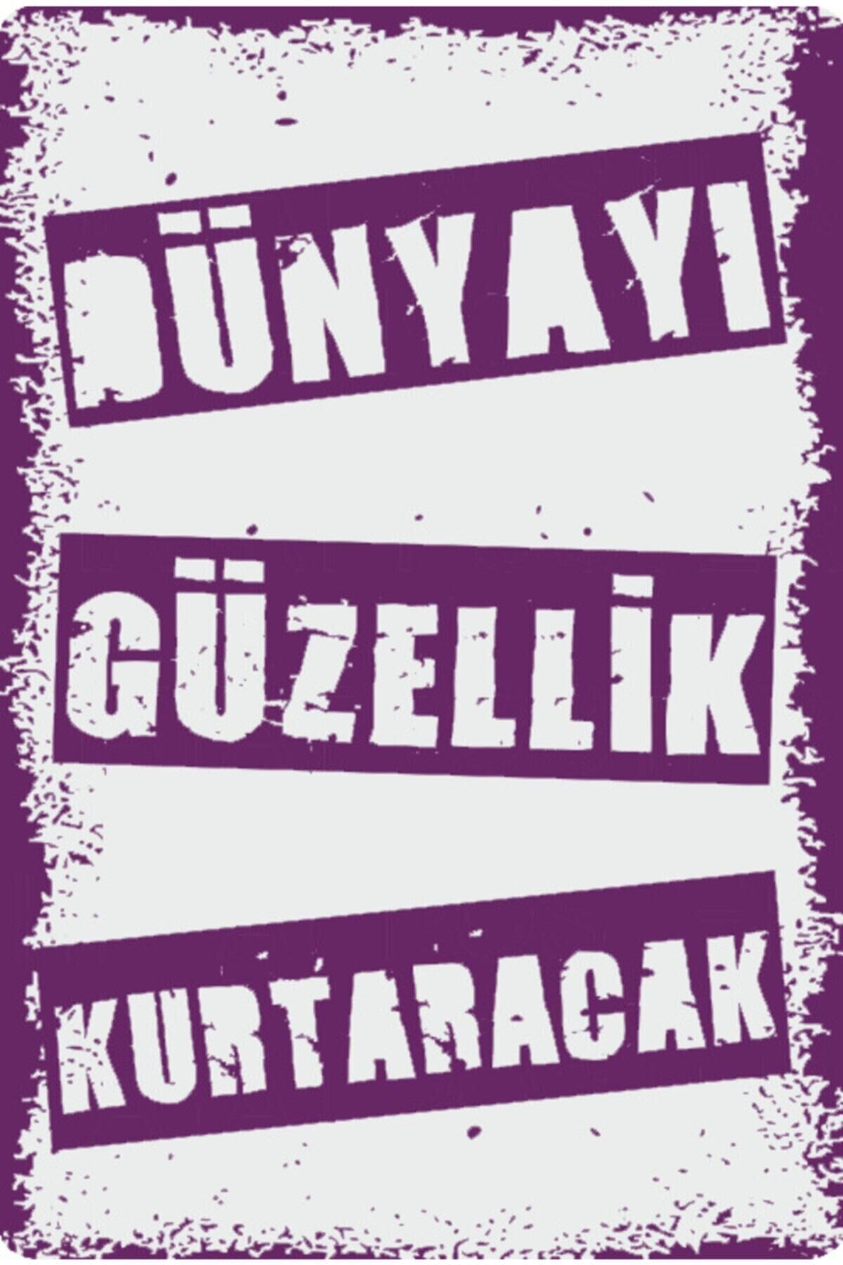 Duvar Yazıları Retro Poster