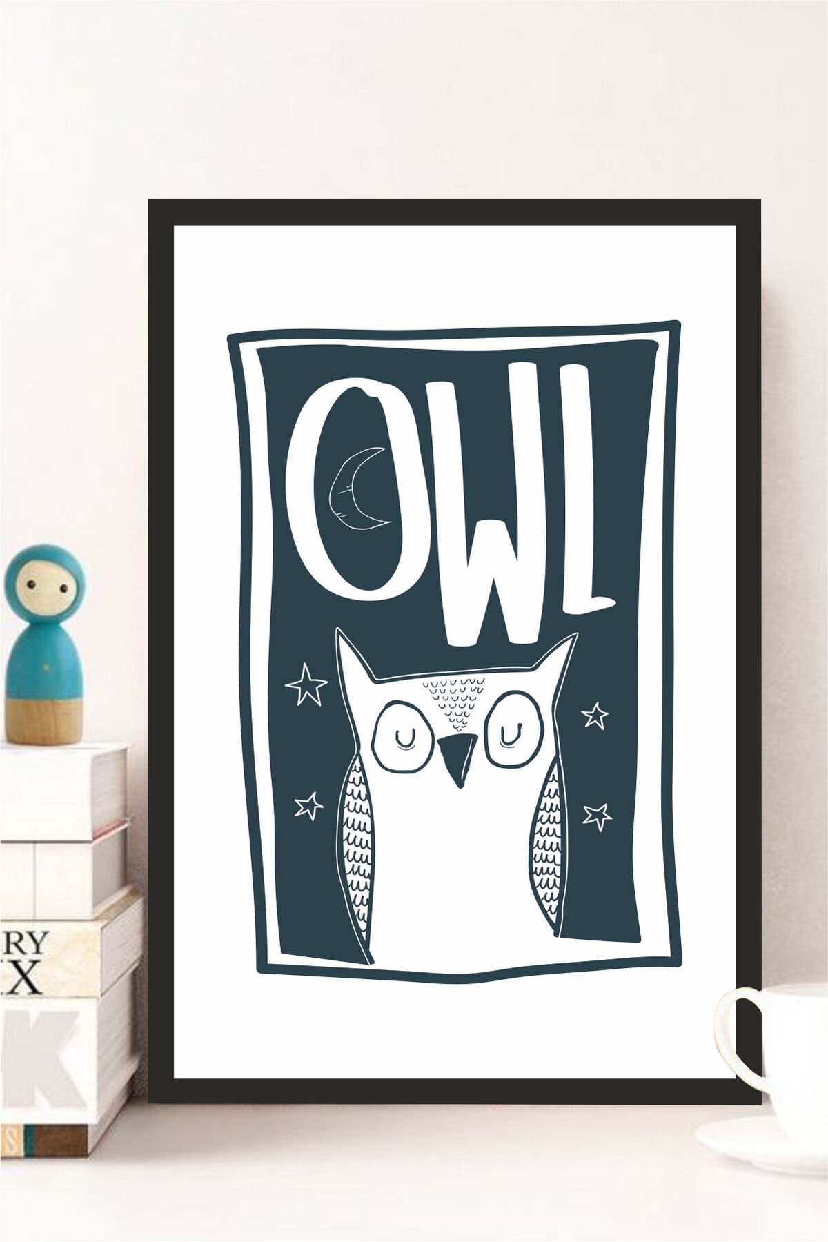 Çocuk Odası Tasarımlı Çerçeve Görünümlü Mdf Tablo