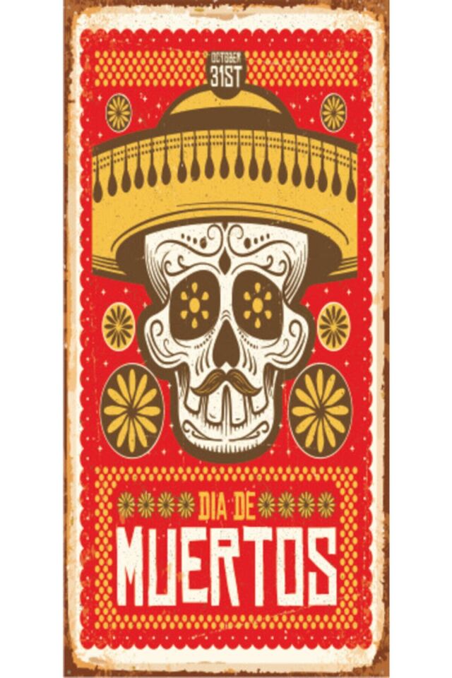 Amigo 10 Cm X 20 Cm Mini Retro Ahşap Poster