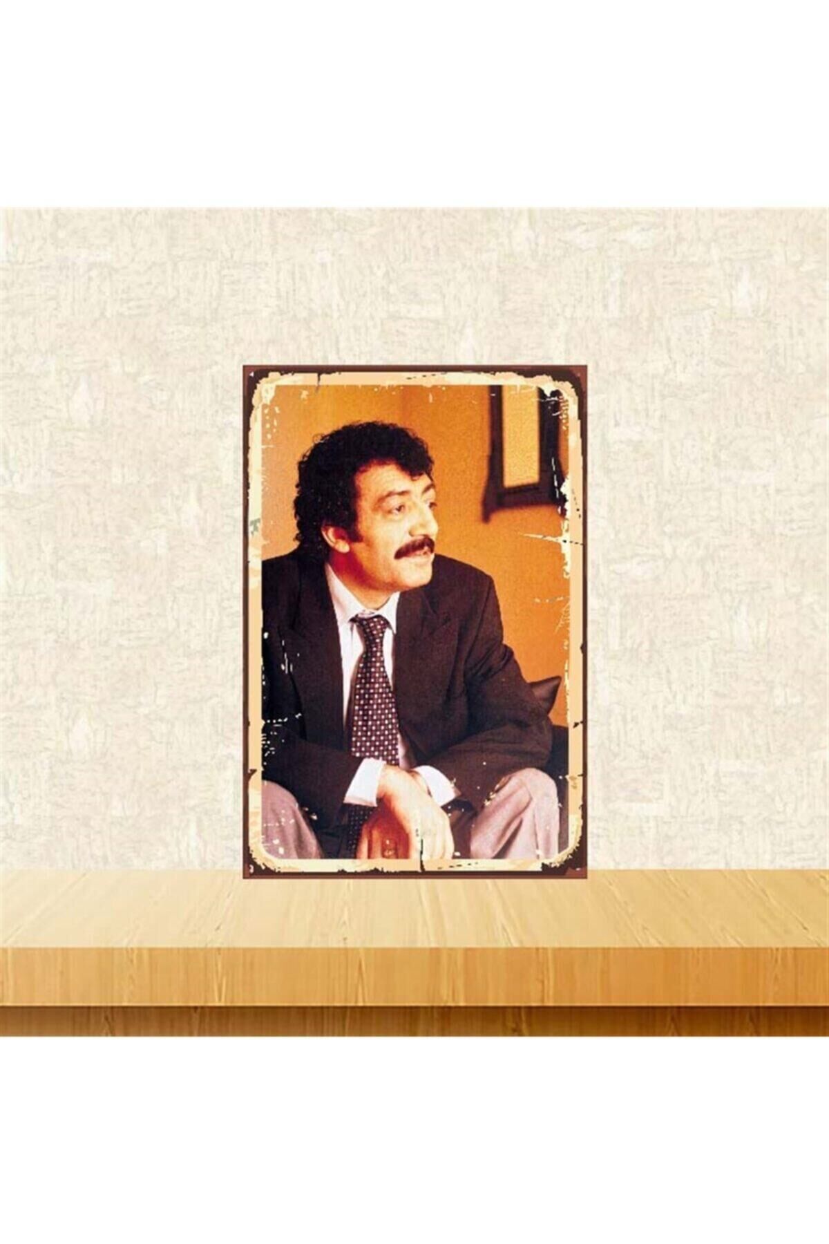 Müslüm Gürses 20-30 cm Retro Ahşap Poster