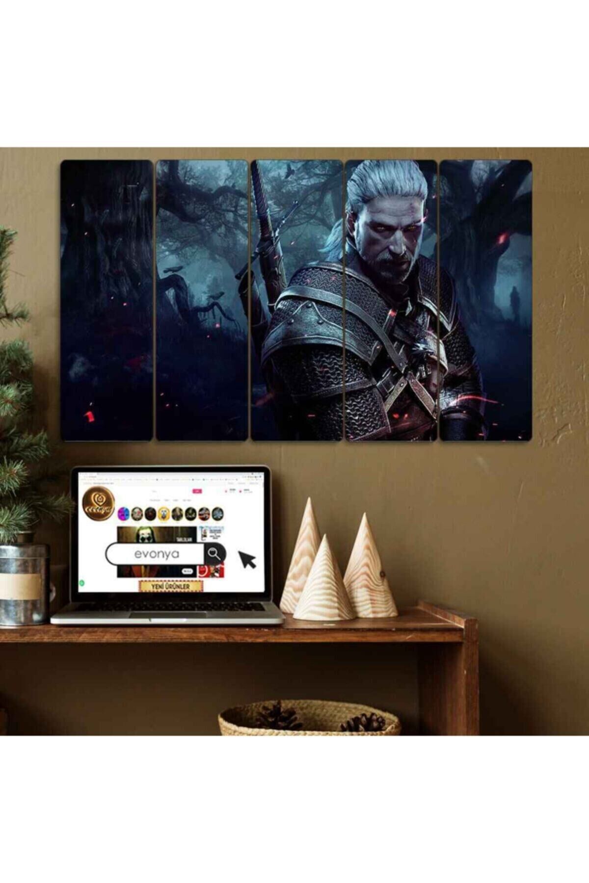 The Witcher 3 Wild Hunt - 5 Parçalı Tablo