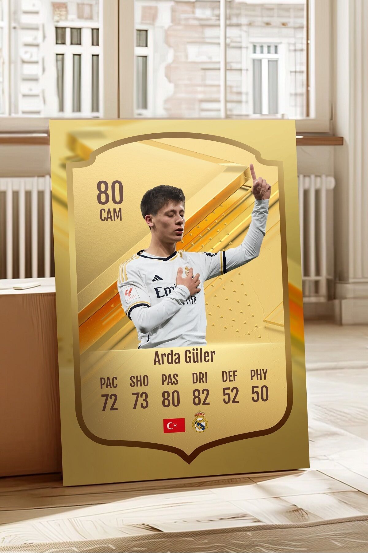 Futbolcu Fut Card mdf tablo serisi seti