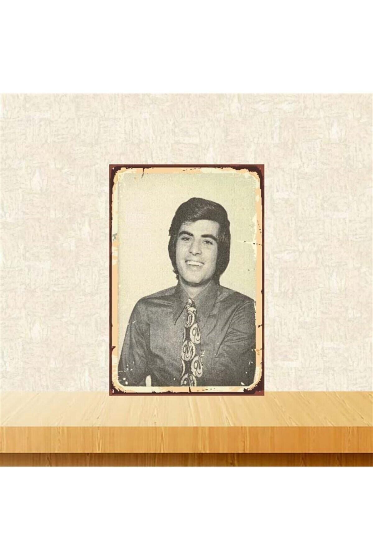 Tarık Akan 20-30 Cm Retro Ahşap Poster Tkfx3930