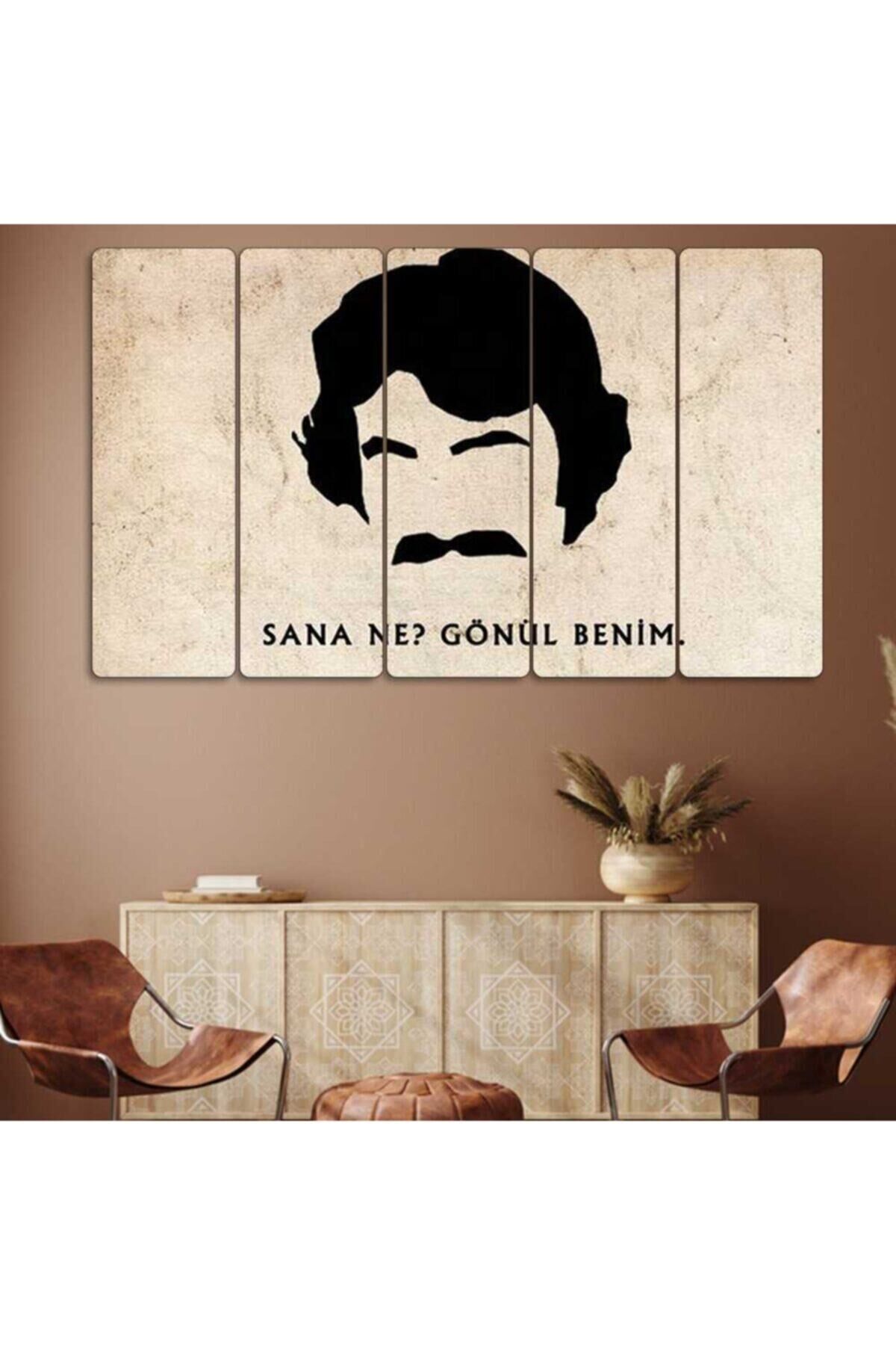 Ferdi Tayfur - 5 Parçalı Mdf Tablo