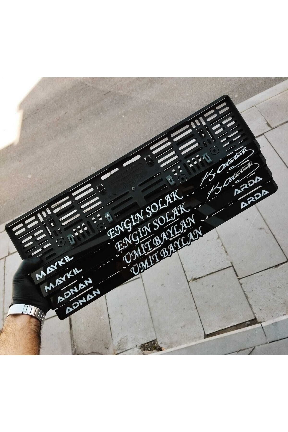 Plakalık Kişiye Özel Lazer Kesim Pleksi Takmatik (çift)