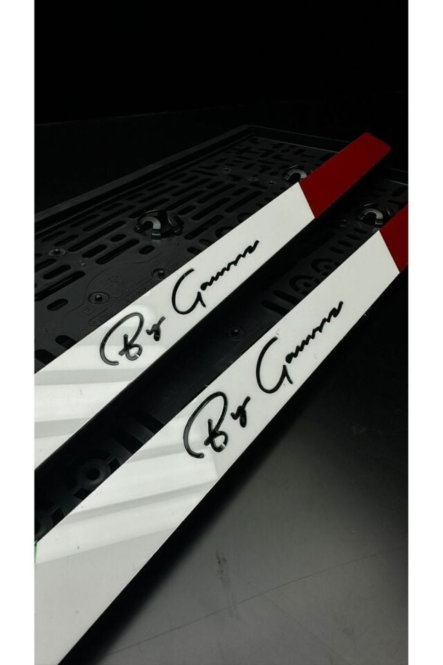 İTALYAN 3D LÜX PARLAK TAKMATİK OTO PLAKALIK Uyumlu İTALYANO