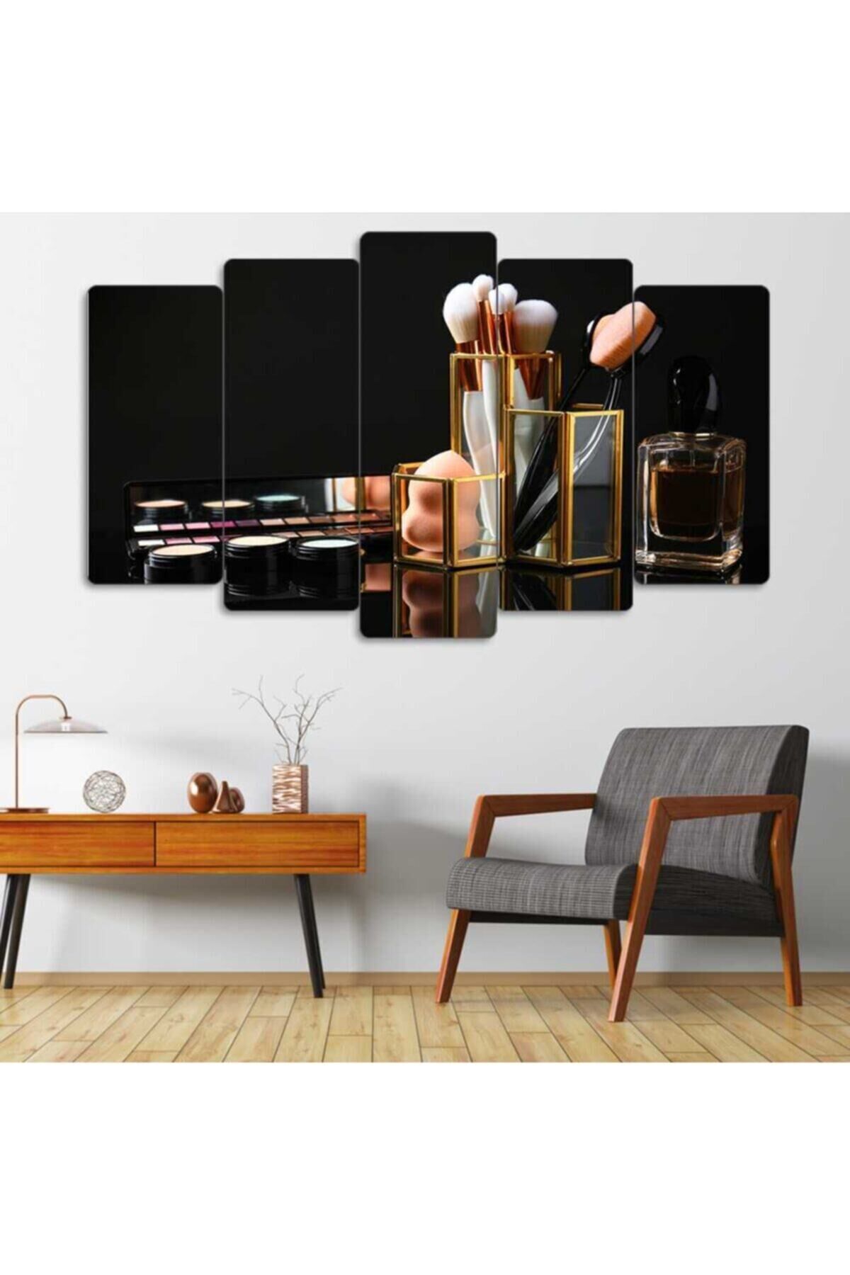 Makyaj Malzemeleri - 5 Parçalı Tablo