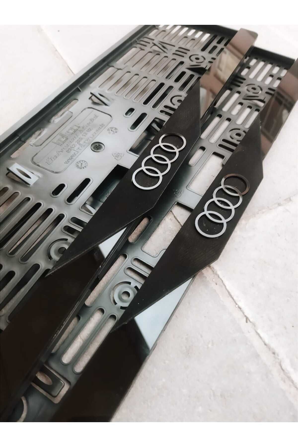Plakalık Lazer Kesim Pleksi 2 Adet | özel üretim - mat | AUDİ Uyumlu