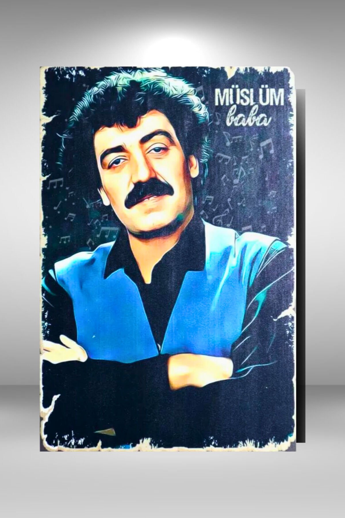 ''Müslüm Gürses Baba'' Ahşap Poster