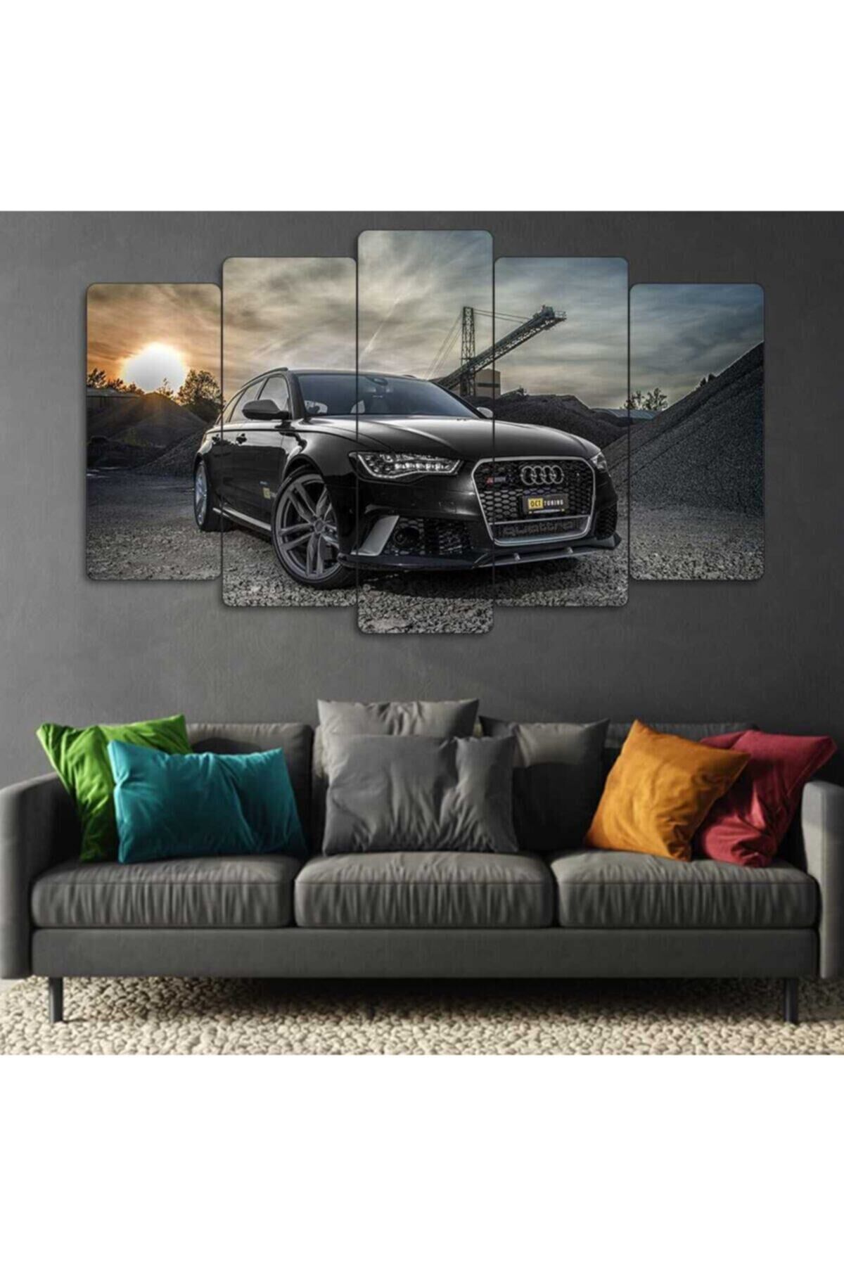 Audi - 5 Parçalı Tablo