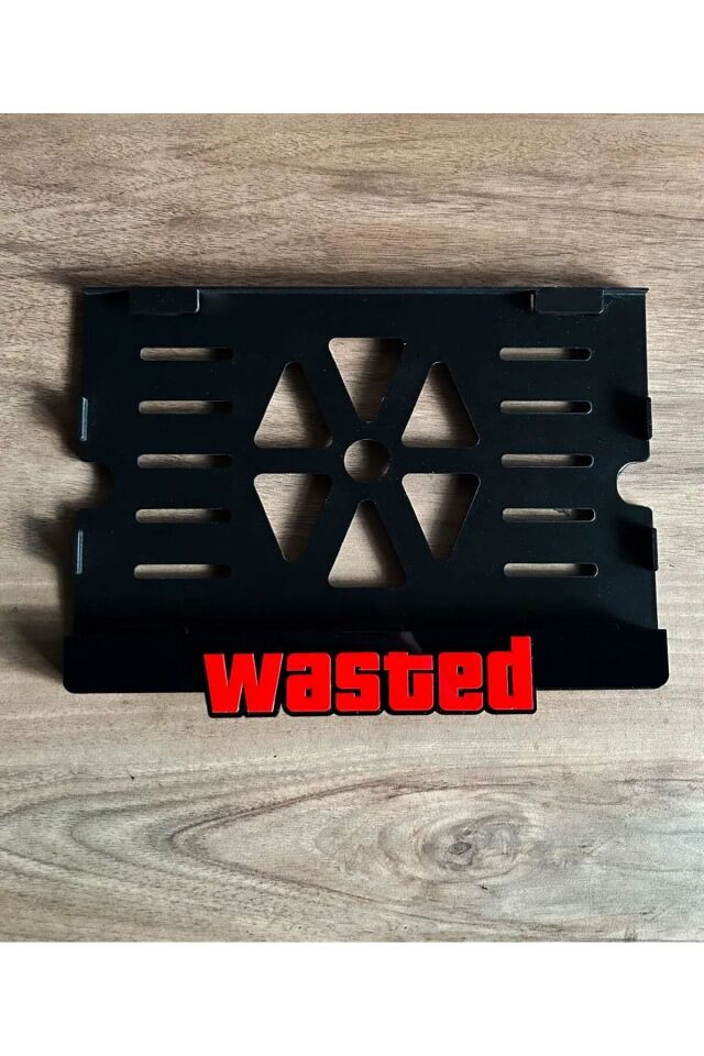 WASTED MOTOSİKLET 5 D LÜX PARLAK PLAKALIK