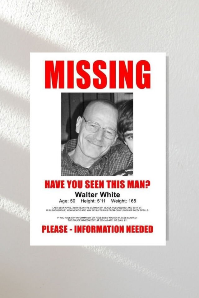 ''Breaking Bad'' Ahşap Poster Üçlü Set 20*30 cm