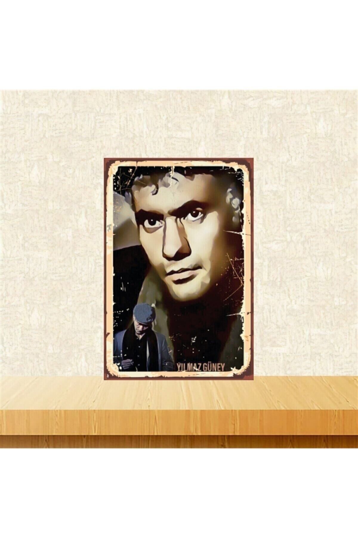 Yılmaz Güney 20-30 Cm Retro Ahşap Tablo Tkfx4850