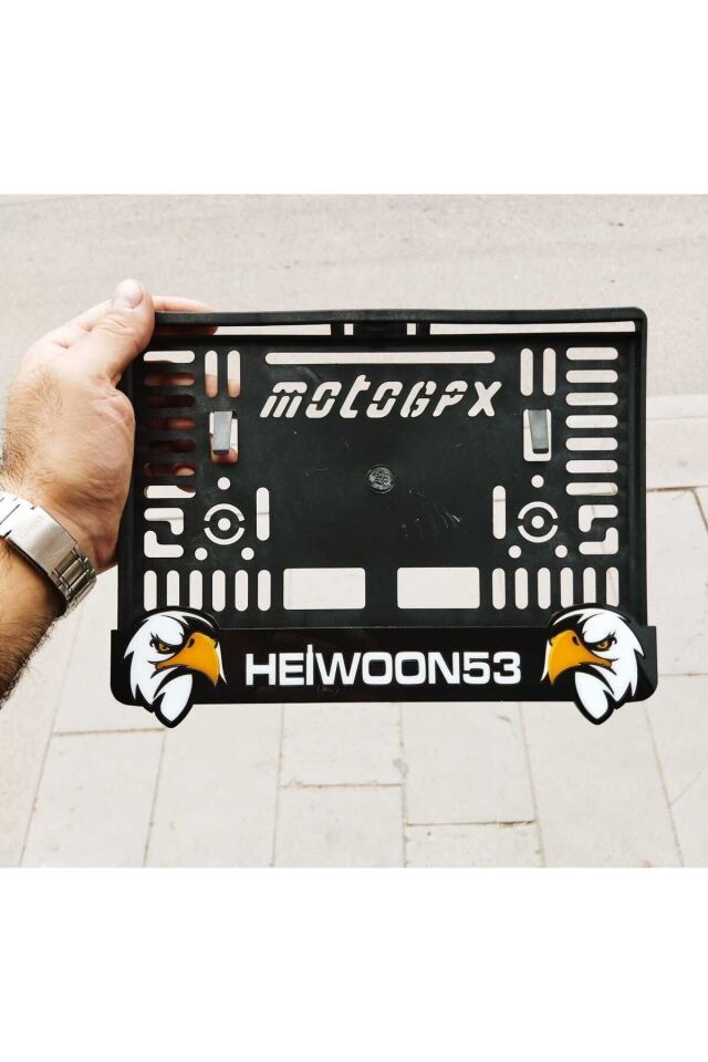 Motor Plakalık Kartal Başı Model Takmatik Pleksi Lazer Kesim ( 1 Adet )