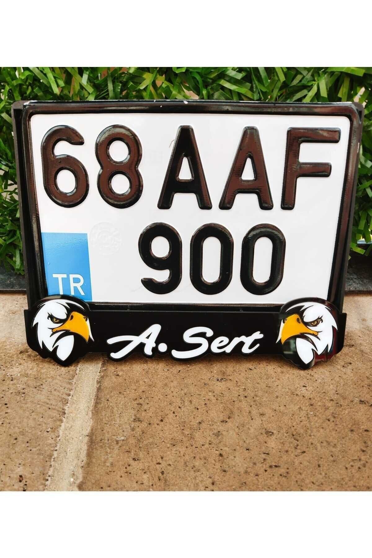 Motor Plakalık Kartal Başı Model Takmatik Pleksi Lazer Kesim ( 1 Adet )