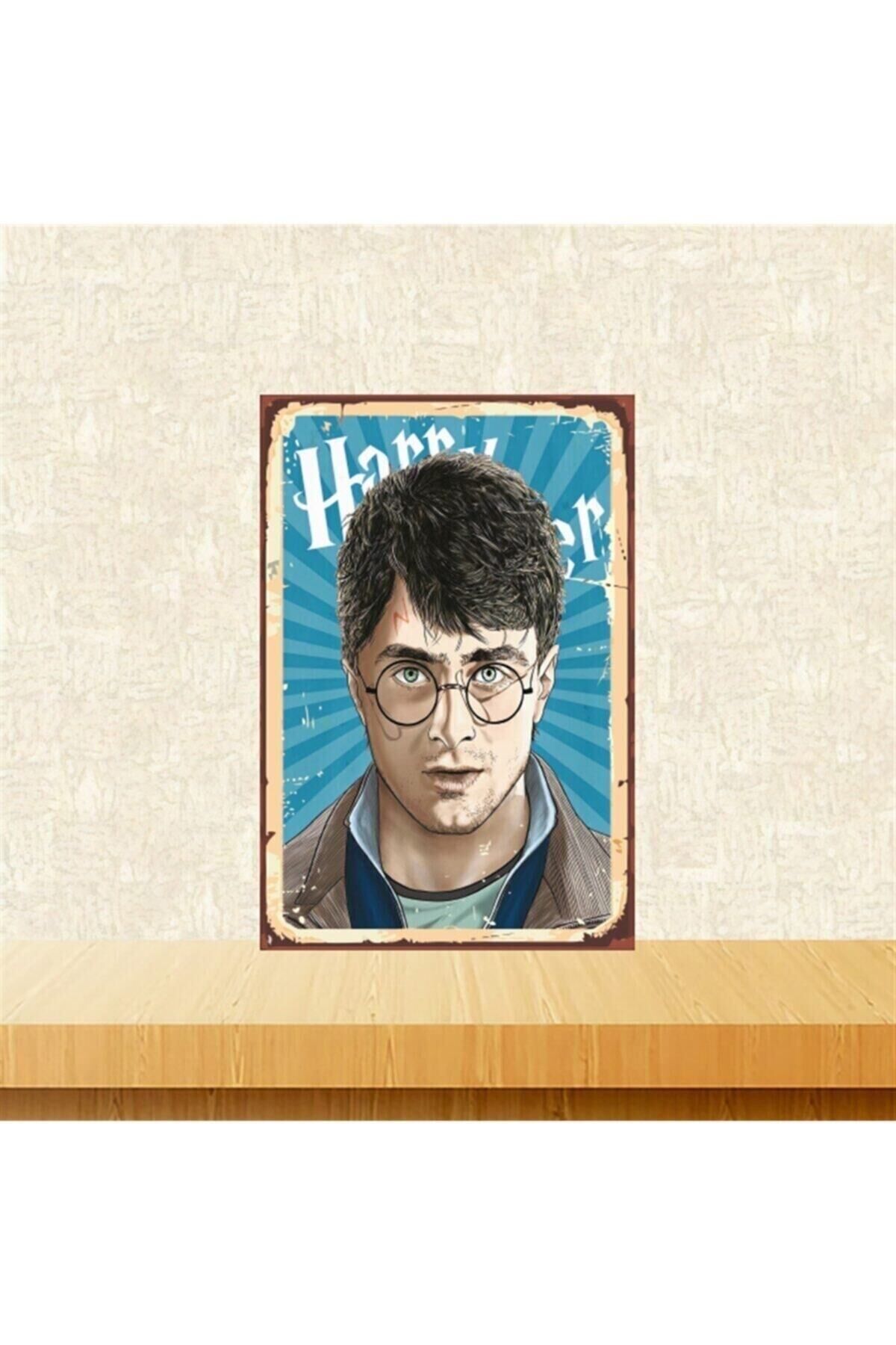 Harry Potter 20-30 Cm Retro Ahşap Tablo Tkfx5003