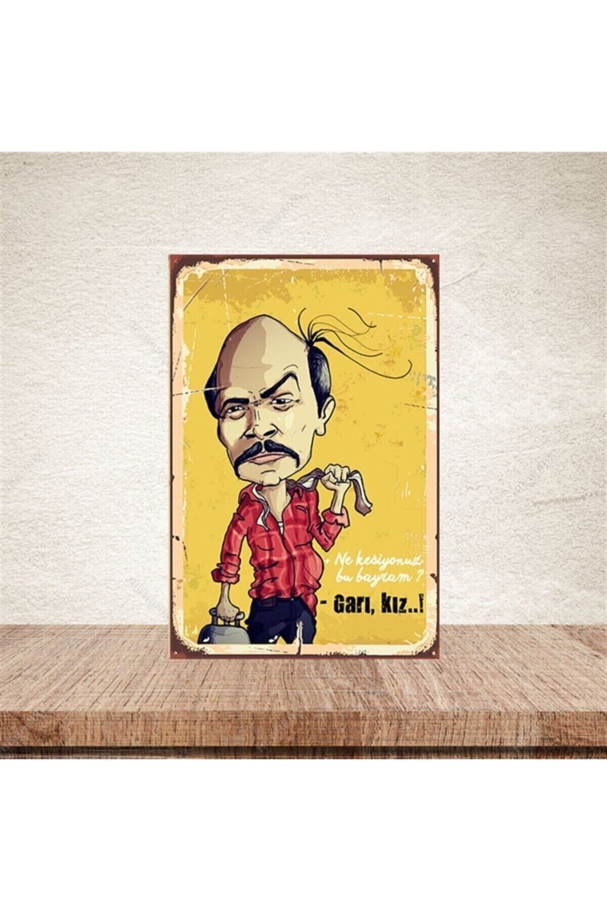 Ne Kesiyonuz Bu Bayram 20-30 Cm Retro Ahşap Poster