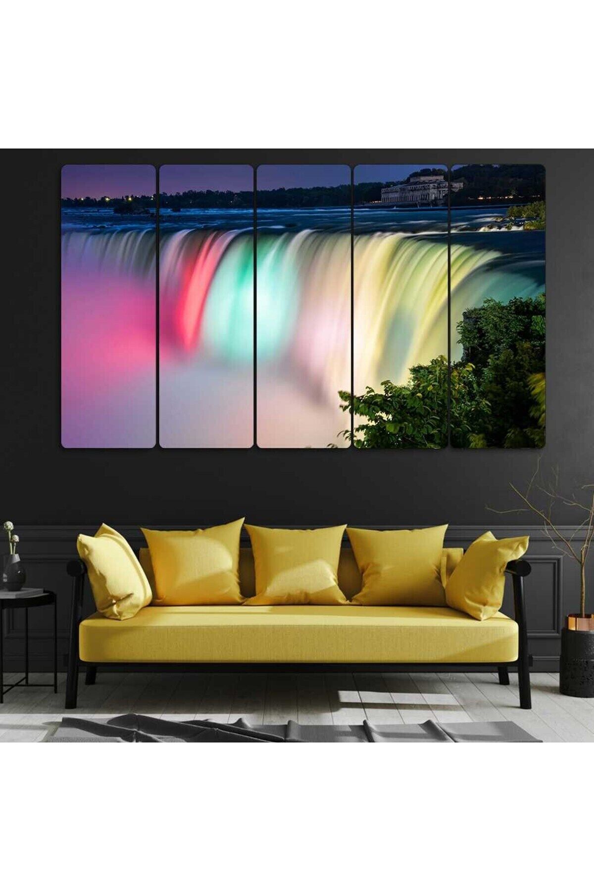 Niagara Şelalesi, ABD, Kanada - 5 Parçalı Tablo
