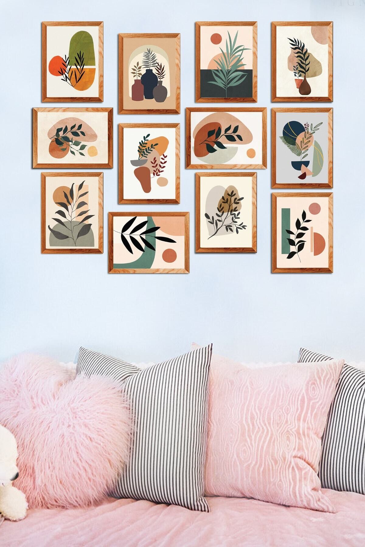 5 Parçalı Çerçeve Görünümlü Mdf Tablo Seti Mck105