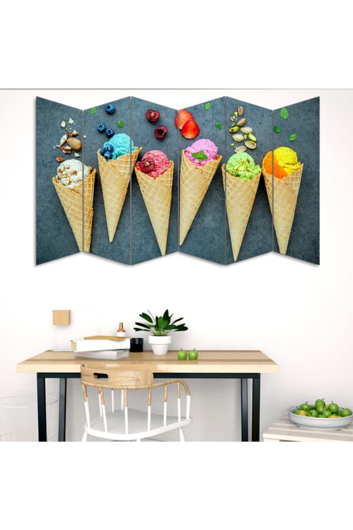 Dondurma 6 Parçalı Tablo